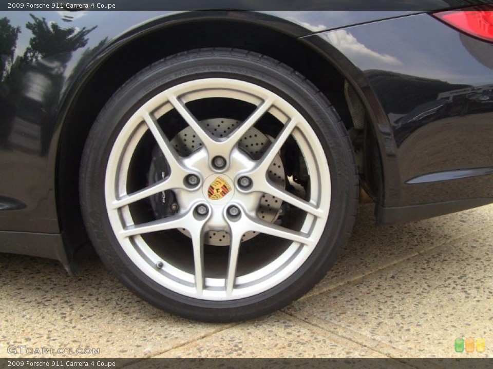 2009 Porsche 911 Carrera 4 Coupe Wheel and Tire Photo #51514063