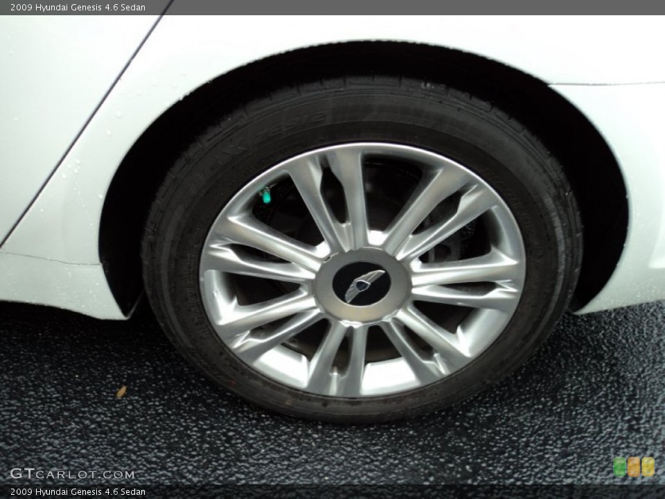2009 Hyundai Genesis 4.6 Sedan Wheel and Tire Photo #51527812