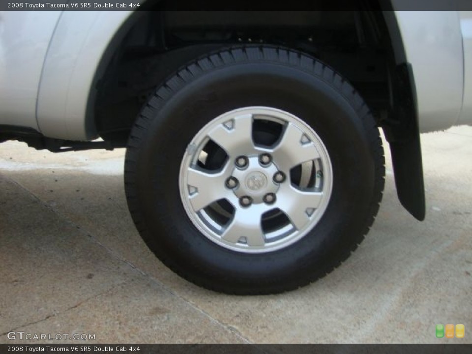 2008 Toyota Tacoma V6 SR5 Double Cab 4x4 Wheel and Tire Photo #51544719