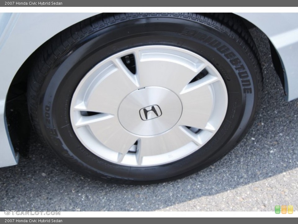 2007 Honda Civic Hybrid Sedan Wheel and Tire Photo #51552639