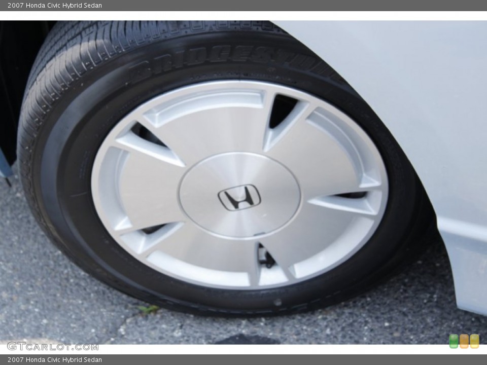 2007 Honda Civic Hybrid Sedan Wheel and Tire Photo #51552654