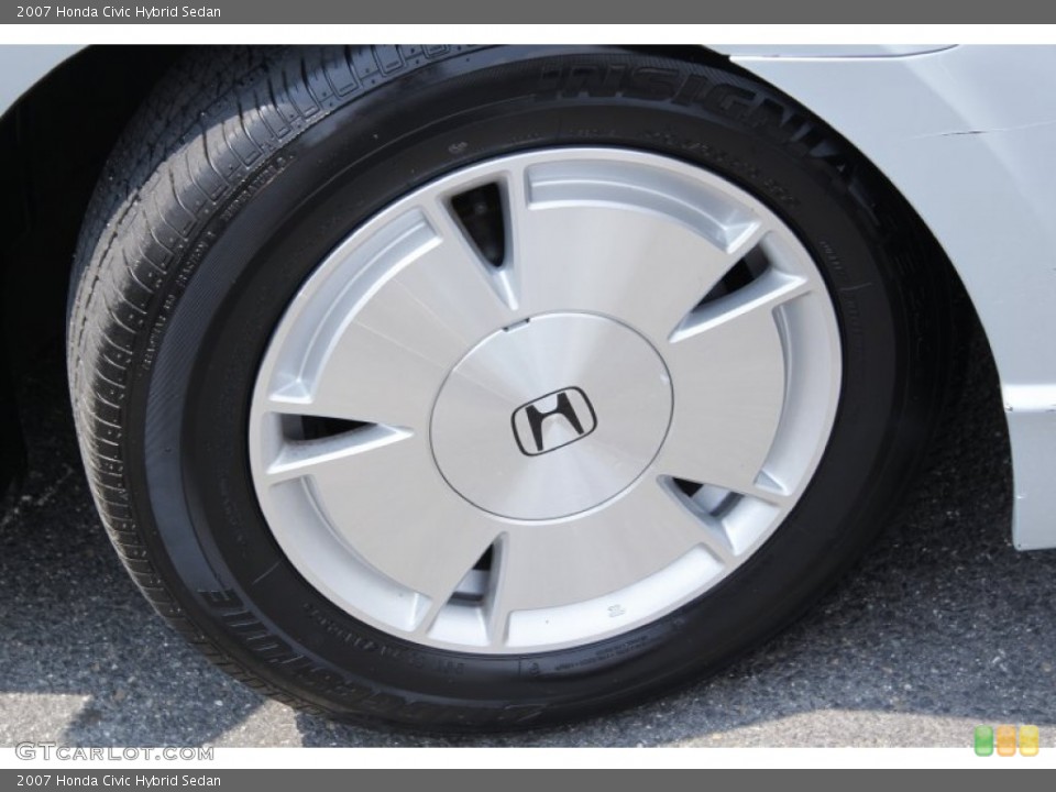 2007 Honda Civic Hybrid Sedan Wheel and Tire Photo #51552690
