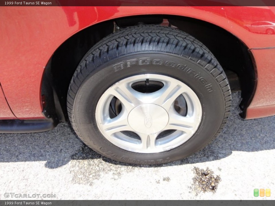 1999 Ford Taurus SE Wagon Wheel and Tire Photo #51556368