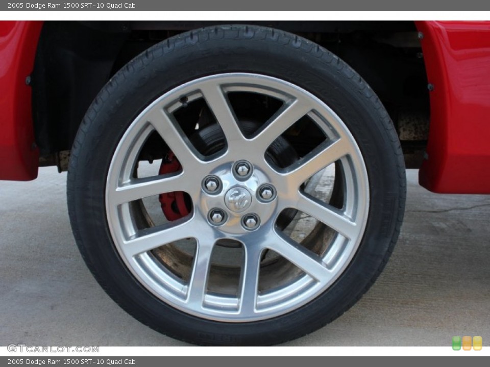 2005 Dodge Ram 1500 SRT-10 Quad Cab Wheel and Tire Photo #51556932