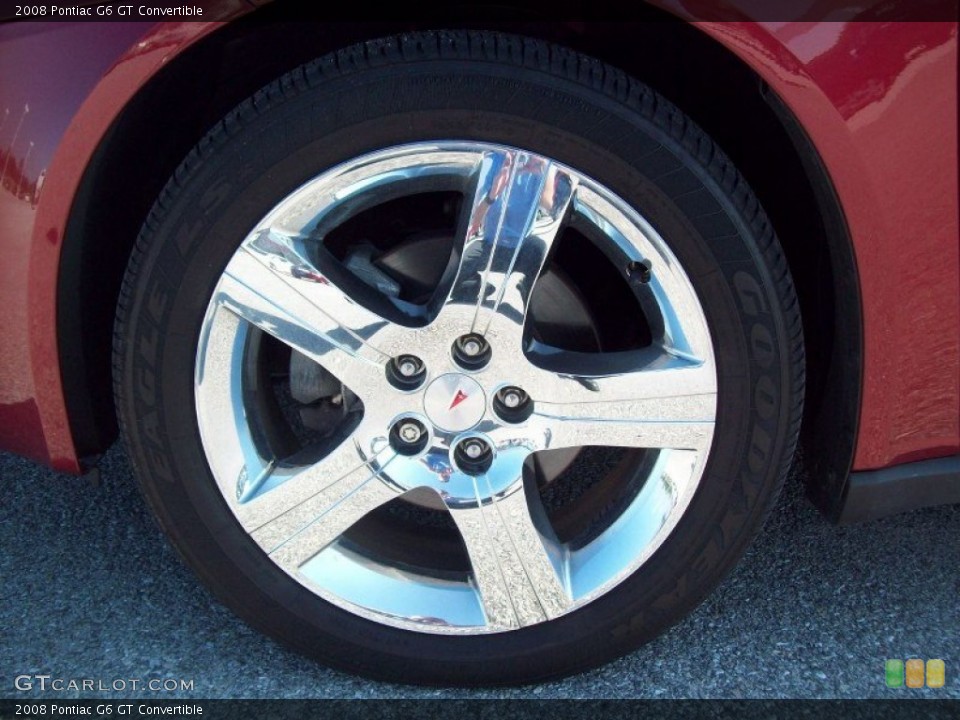 2008 Pontiac G6 GT Convertible Wheel and Tire Photo #51557874