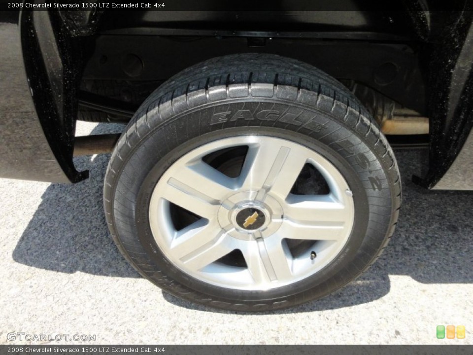 2008 Chevrolet Silverado 1500 LTZ Extended Cab 4x4 Wheel and Tire Photo #51557924