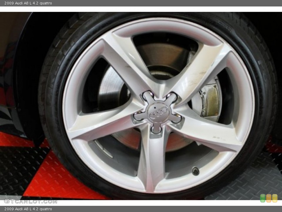 2009 Audi A8 L 4.2 quattro Wheel and Tire Photo #51558243