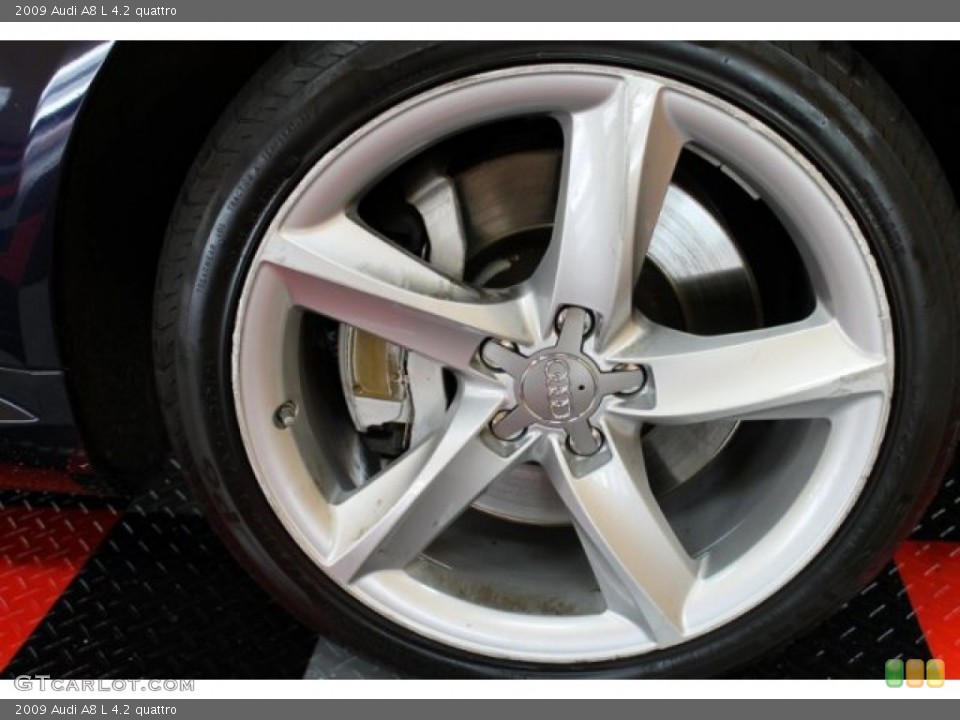 2009 Audi A8 L 4.2 quattro Wheel and Tire Photo #51558276