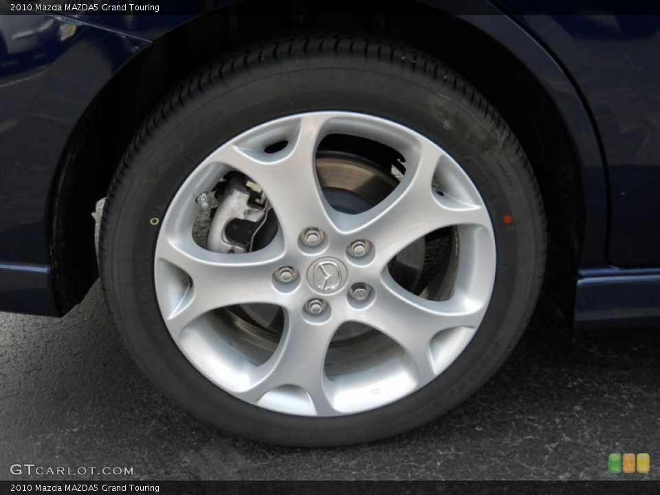 2010 Mazda MAZDA5 Grand Touring Wheel and Tire Photo #51562662