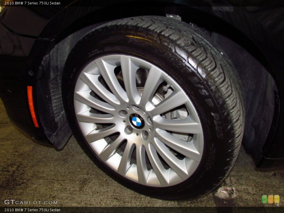 2010 BMW 7 Series 750Li Sedan Wheel and Tire Photo #51564684