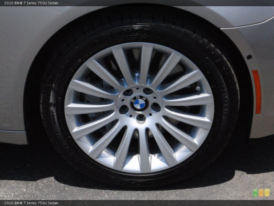 2010 BMW 7 Series 750Li Sedan Wheel and Tire Photo #51565257