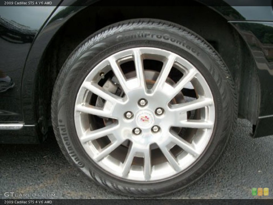2009 Cadillac STS 4 V6 AWD Wheel and Tire Photo #51570001