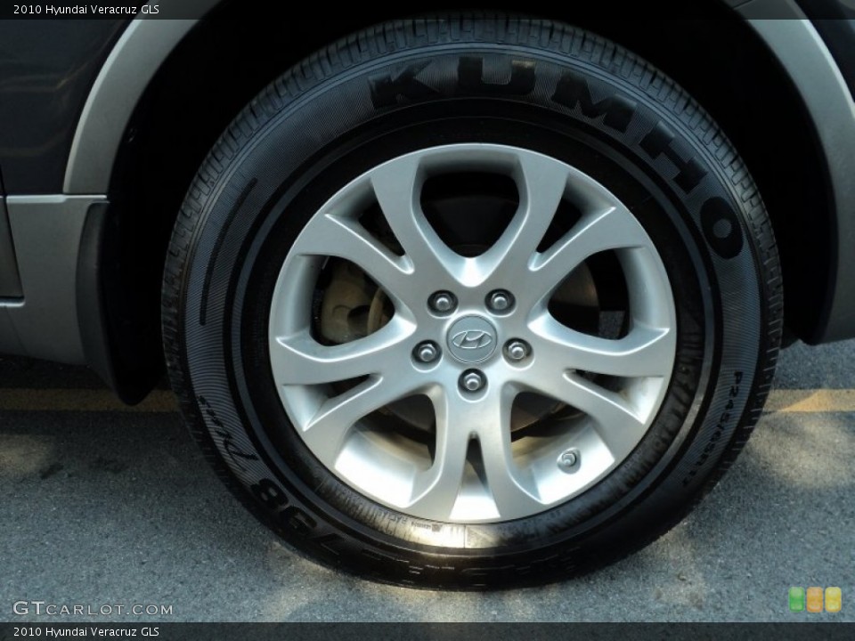 2010 Hyundai Veracruz GLS Wheel and Tire Photo #51584068