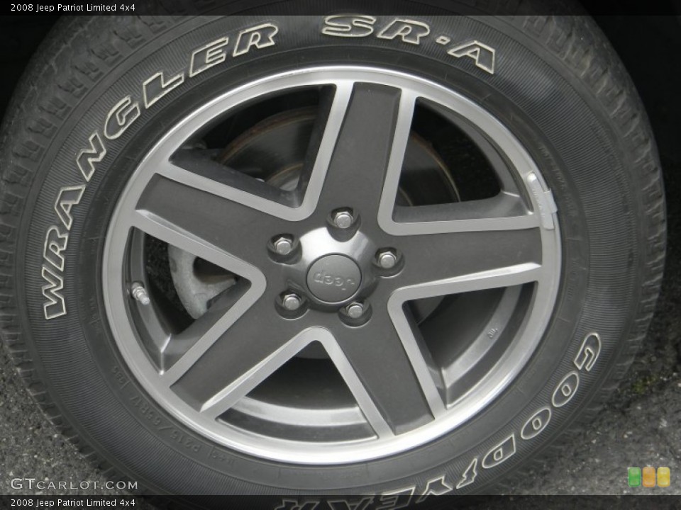 2008 Jeep Patriot Limited 4x4 Wheel and Tire Photo #51585064