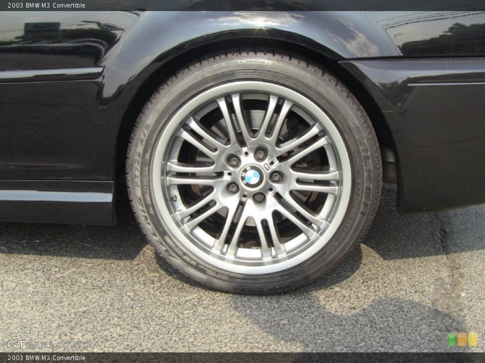 2003 BMW M3 Convertible Wheel and Tire Photo #51585664