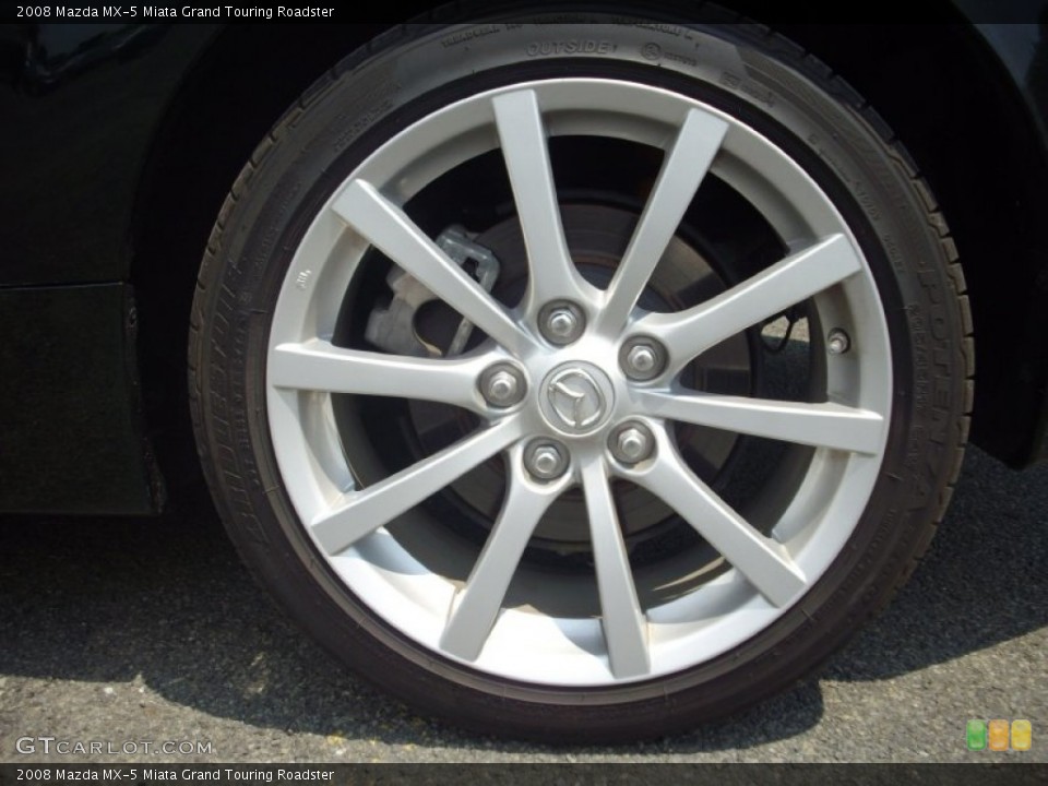 2008 Mazda MX-5 Miata Grand Touring Roadster Wheel and Tire Photo #51587830