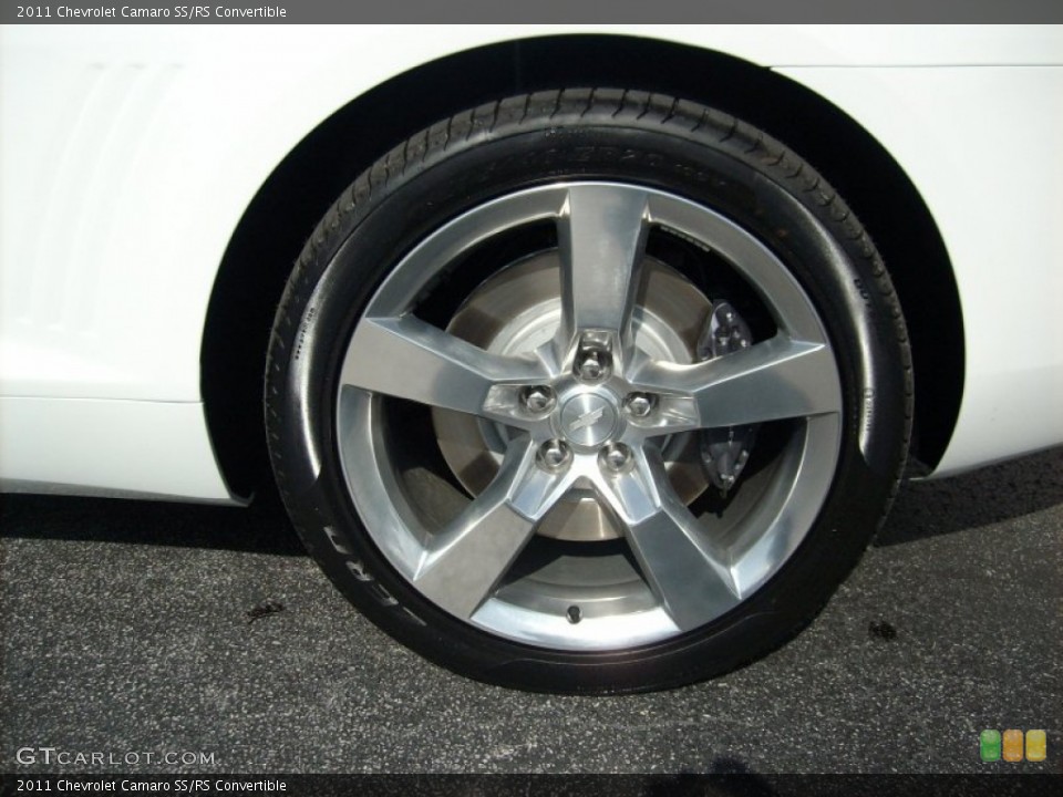2011 Chevrolet Camaro SS/RS Convertible Wheel and Tire Photo #51598939