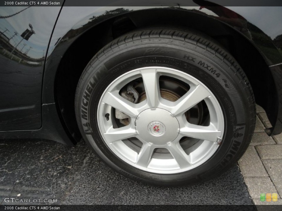 2008 Cadillac CTS 4 AWD Sedan Wheel and Tire Photo #51603310