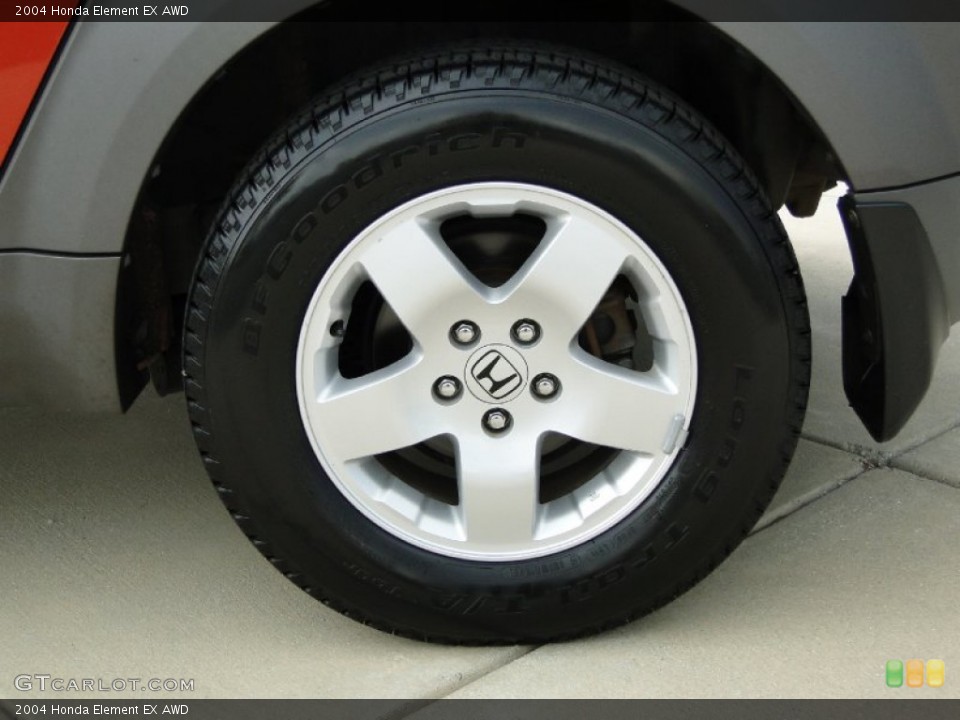 2004 Honda Element EX AWD Wheel and Tire Photo #51604414