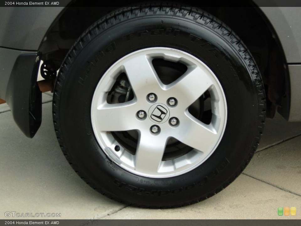2004 Honda Element EX AWD Wheel and Tire Photo #51604426