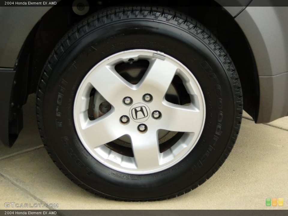 2004 Honda Element EX AWD Wheel and Tire Photo #51604435