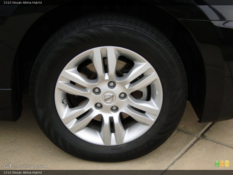 2010 Nissan Altima Hybrid Wheel and Tire Photo #51604933