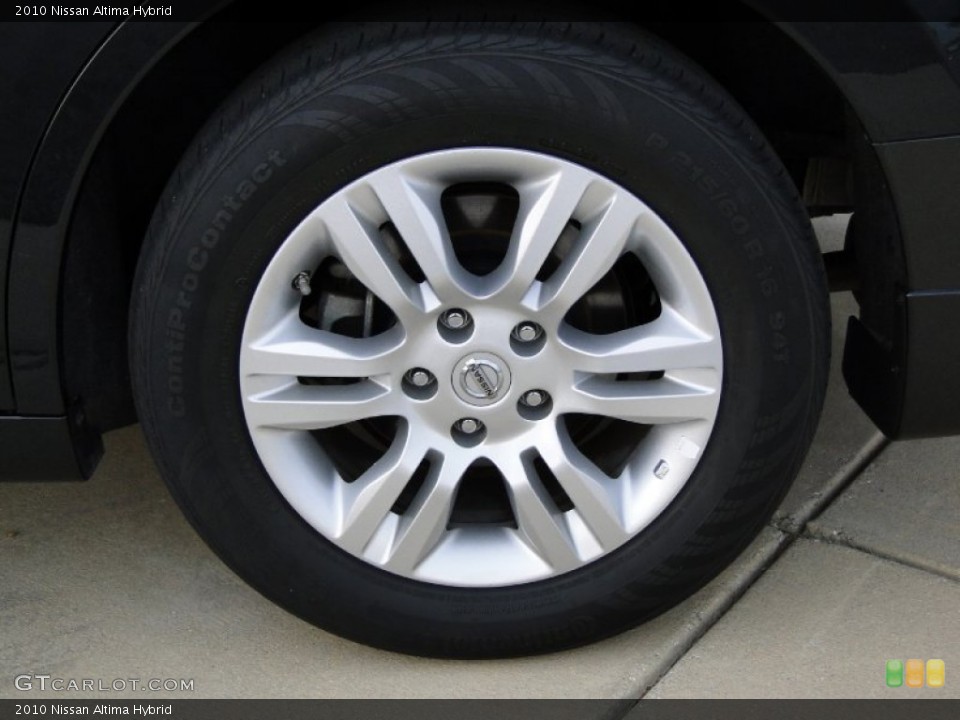 2010 Nissan Altima Hybrid Wheel and Tire Photo #51604963