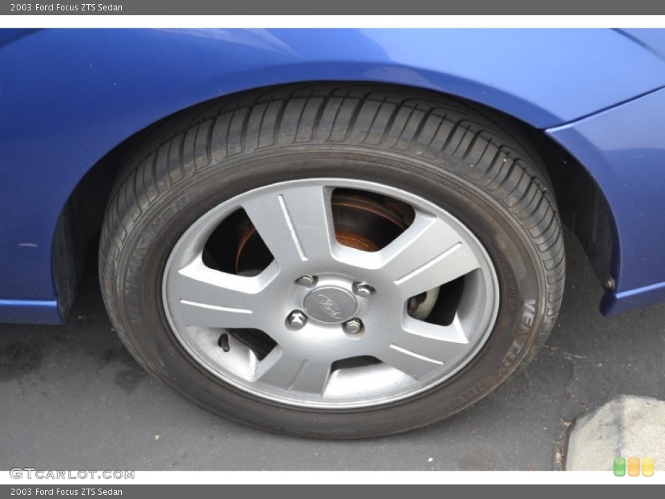 2003 Ford Focus ZTS Sedan Wheel and Tire Photo #51610537