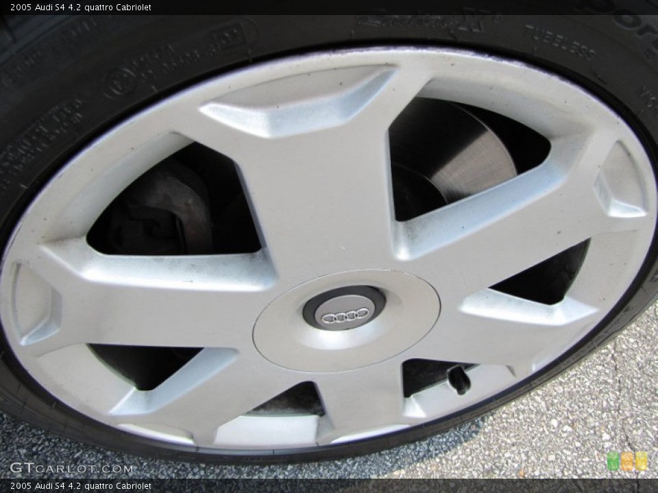 2005 Audi S4 4.2 quattro Cabriolet Wheel and Tire Photo #51612676