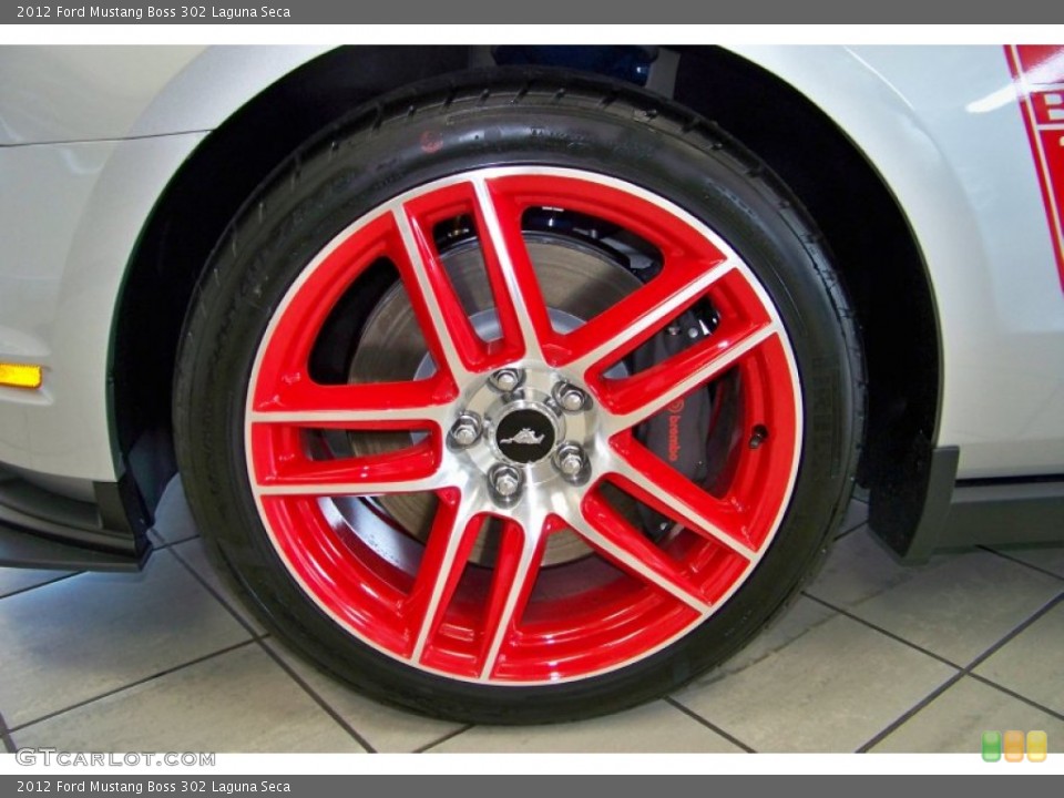 2012 Ford Mustang Boss 302 Laguna Seca Wheel and Tire Photo #51614407