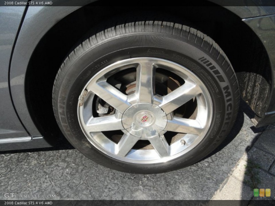 2008 Cadillac STS 4 V6 AWD Wheel and Tire Photo #51617539