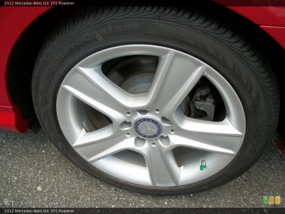 2012 Mercedes-Benz SLK 350 Roadster Wheel and Tire Photo #51618574