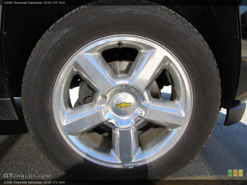 2008 Chevrolet Suburban 1500 LTZ 4x4 Wheel and Tire Photo #51628570