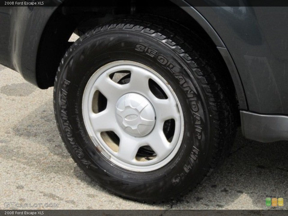 2008 Ford Escape XLS Wheel and Tire Photo #51635563