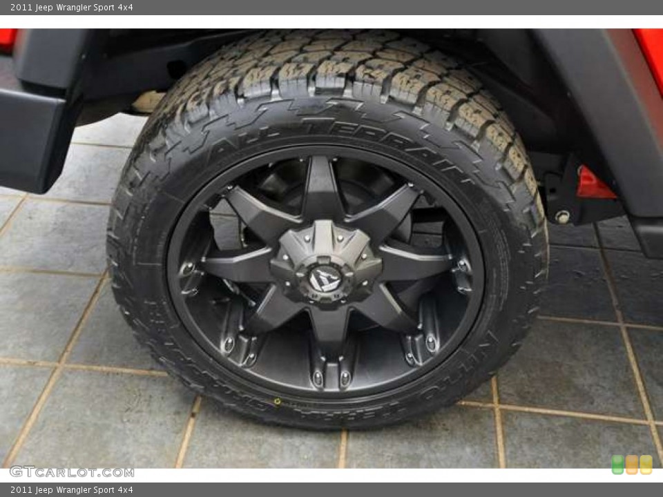 2011 Jeep Wrangler Custom Wheel and Tire Photo #51642343