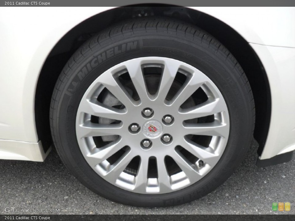 2011 Cadillac CTS Coupe Wheel and Tire Photo #51644870