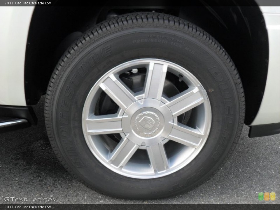 2011 Cadillac Escalade ESV Wheel and Tire Photo #51647272