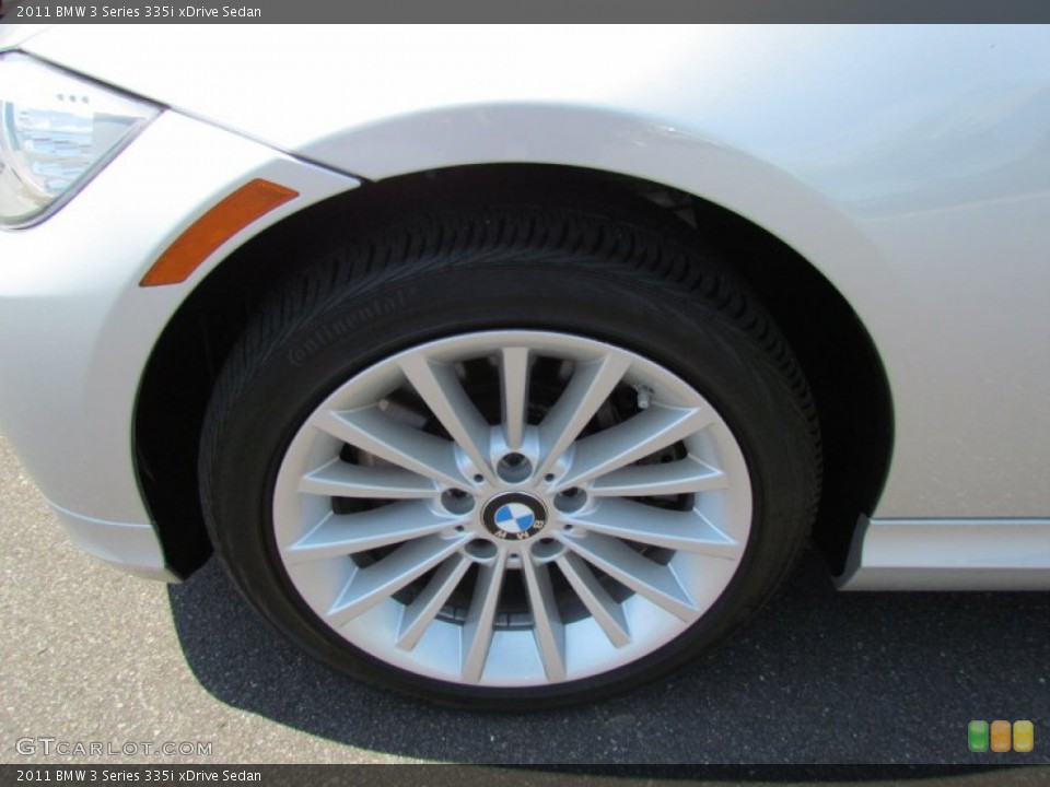2011 BMW 3 Series 335i xDrive Sedan Wheel and Tire Photo #51648082