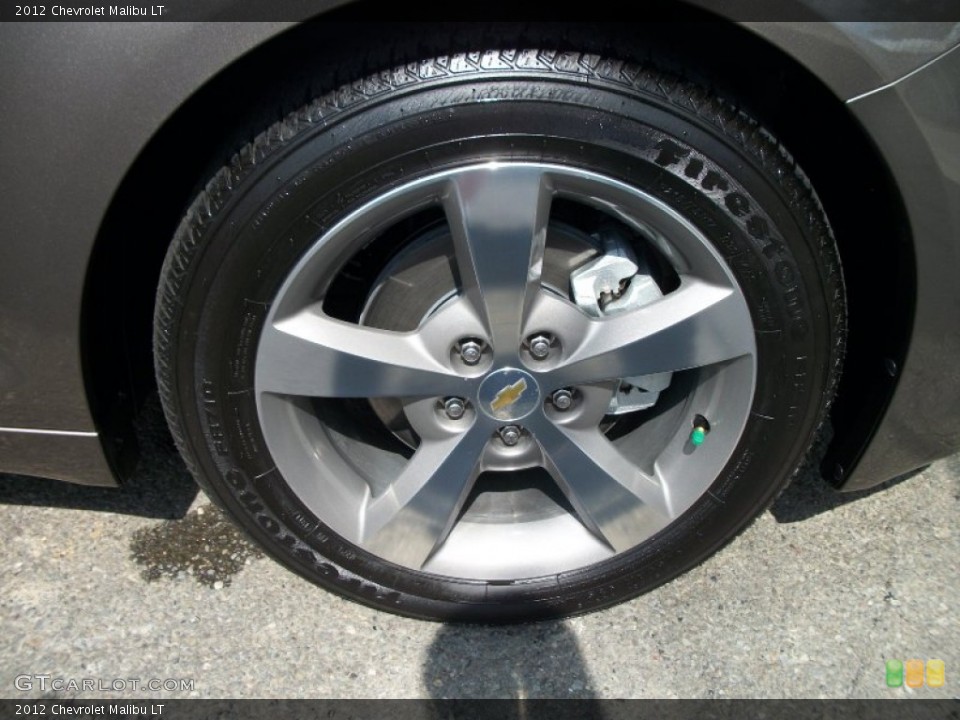 2012 Chevrolet Malibu LT Wheel and Tire Photo #51654235