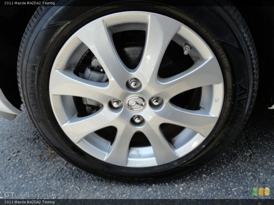 2011 Mazda MAZDA2 Touring Wheel and Tire Photo #51654646