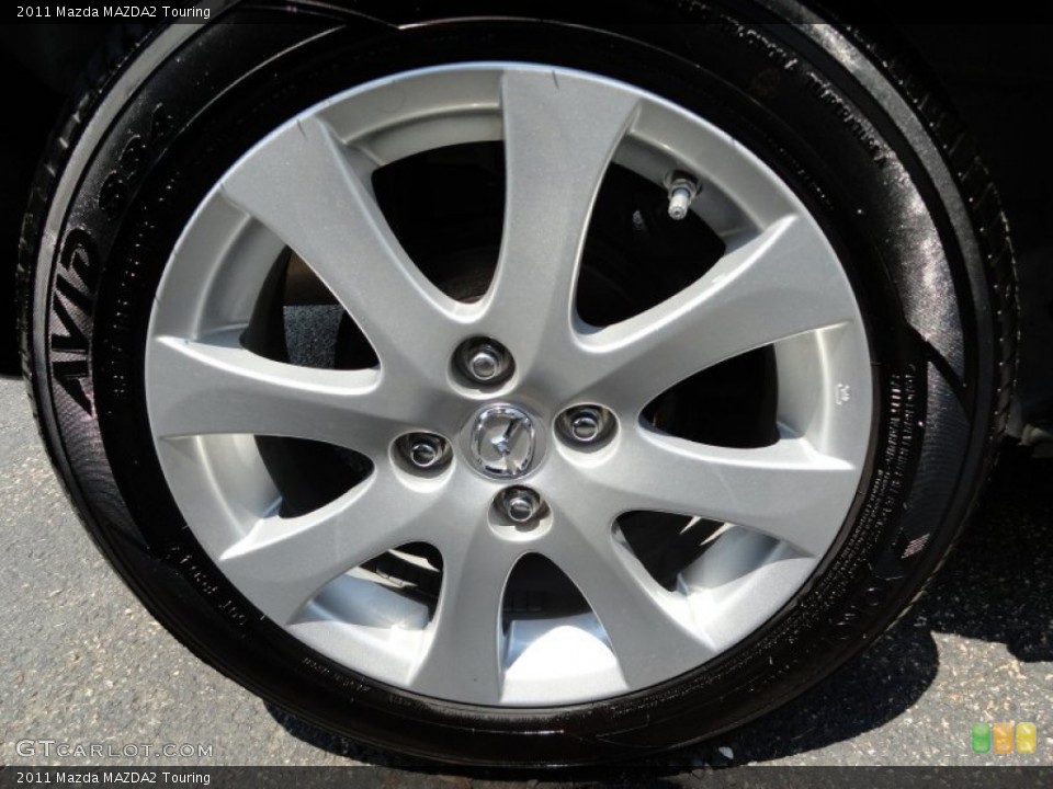 2011 Mazda MAZDA2 Touring Wheel and Tire Photo #51654673
