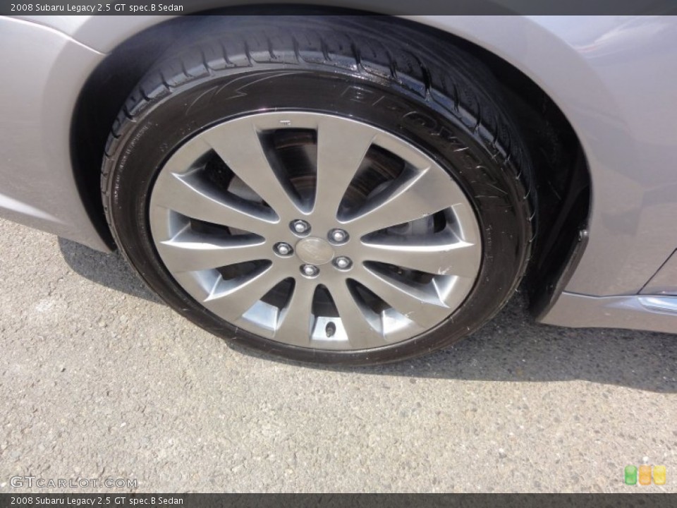2008 Subaru Legacy 2.5 GT spec.B Sedan Wheel and Tire Photo #51657133