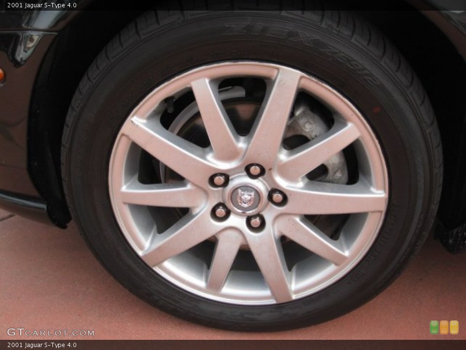 2001 Jaguar S-Type 4.0 Wheel and Tire Photo #51661420