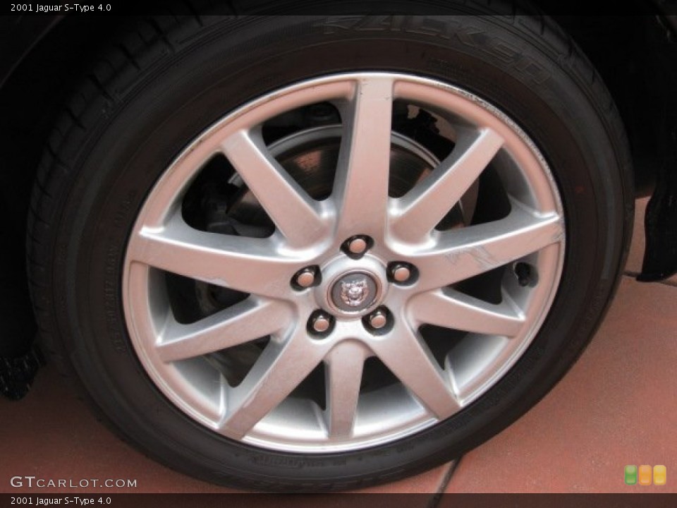 2001 Jaguar S-Type 4.0 Wheel and Tire Photo #51661435
