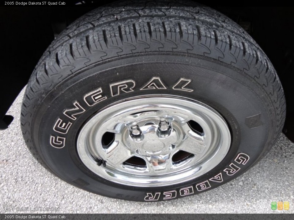 2005 Dodge Dakota ST Quad Cab Wheel and Tire Photo #51662116