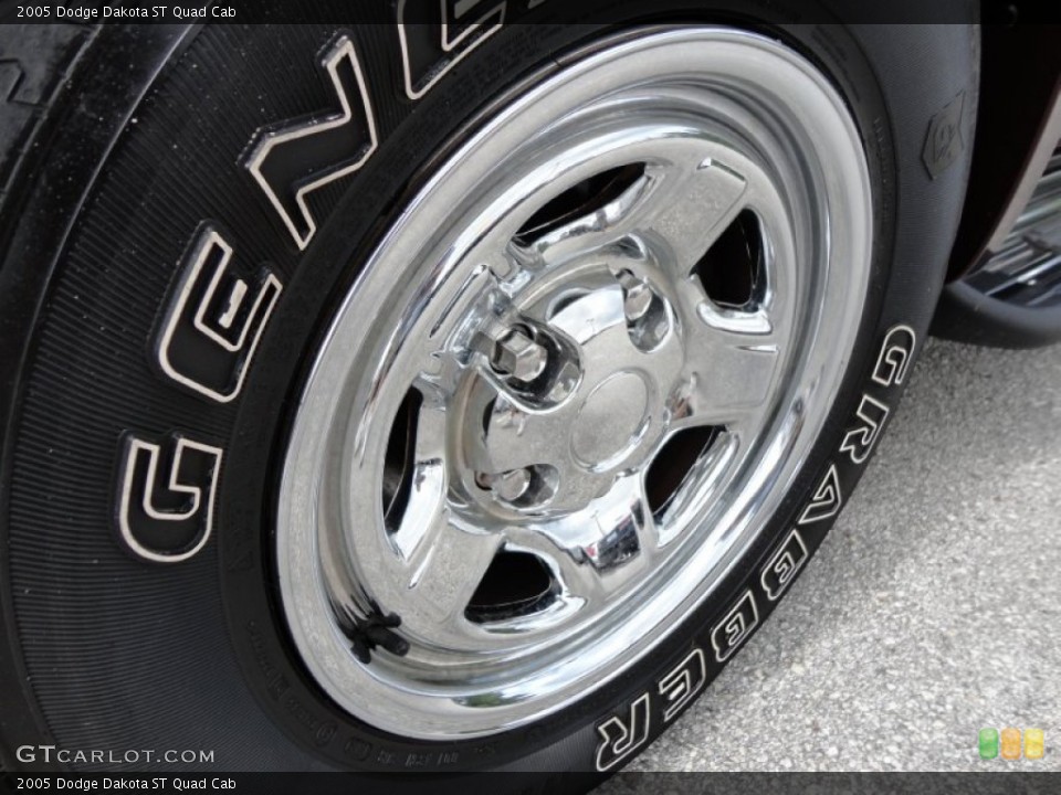 2005 Dodge Dakota ST Quad Cab Wheel and Tire Photo #51662140