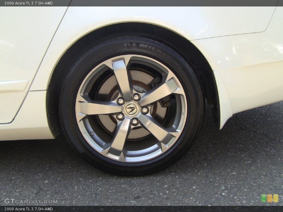 2009 Acura TL 3.7 SH-AWD Wheel and Tire Photo #51662626