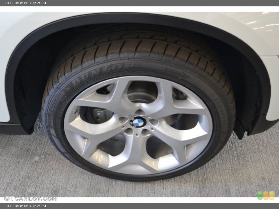 2012 BMW X6 xDrive35i Wheel and Tire Photo #51664573