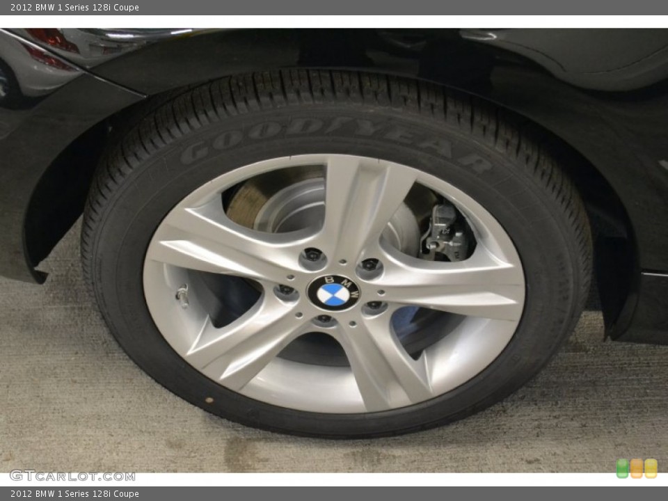 2012 BMW 1 Series 128i Coupe Wheel and Tire Photo #51664837