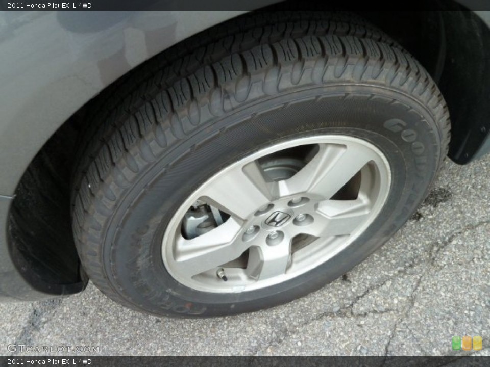 2011 Honda Pilot EX-L 4WD Wheel and Tire Photo #51669052